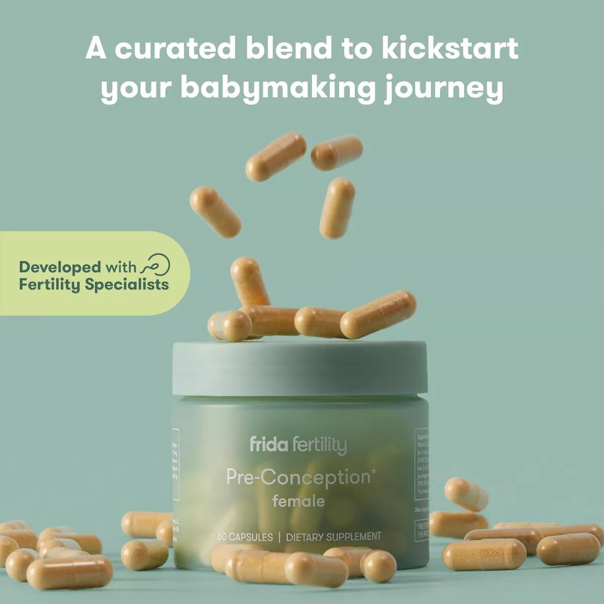 Frida Fertility Pre - Conception (Femenino) 60 Cápsulas - Hi Vitamins