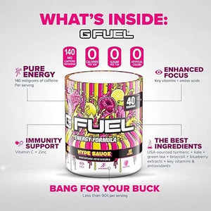 G Fuel Hype Sauce Energy and Concentration 280g Gamma Labs