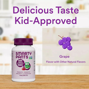 SMARTYPANTS KIDS PREBIOTIC PROBIOTIC 4 BILLION 60 GUMMIES