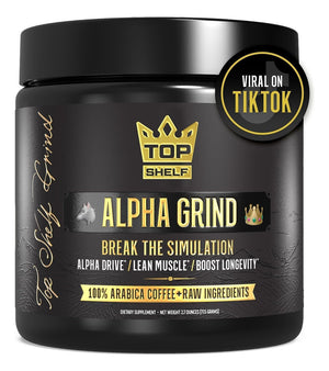 TOP SHELF ALPHA GRIND SUPLEMENTO RENDIMIENTO DEPORTIVO 77.5G