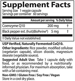 DOCTORS BEST HIGH ABSORPTION COQ10 200 MG 60 SOFTGELS