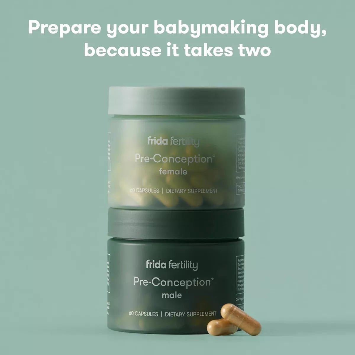 Pre - Conception para Hombre y Mujer Kit 60 Cápsulas (cada uno) - Hi Vitamins