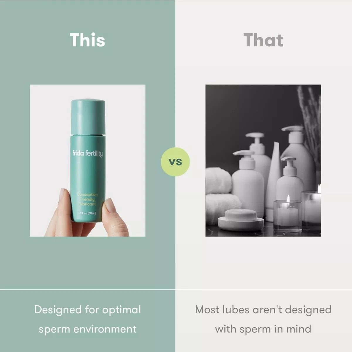 Frida Fertility - Friendly Lubricante 1.7 Fl. Oz. (50ml) - Hi Vitamins
