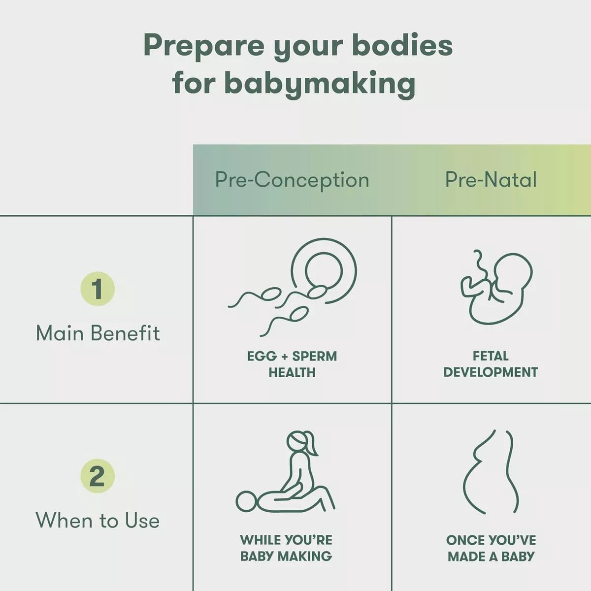 Frida Fertility Pre - Conception (Femenino) 60 Cápsulas - Hi Vitamins