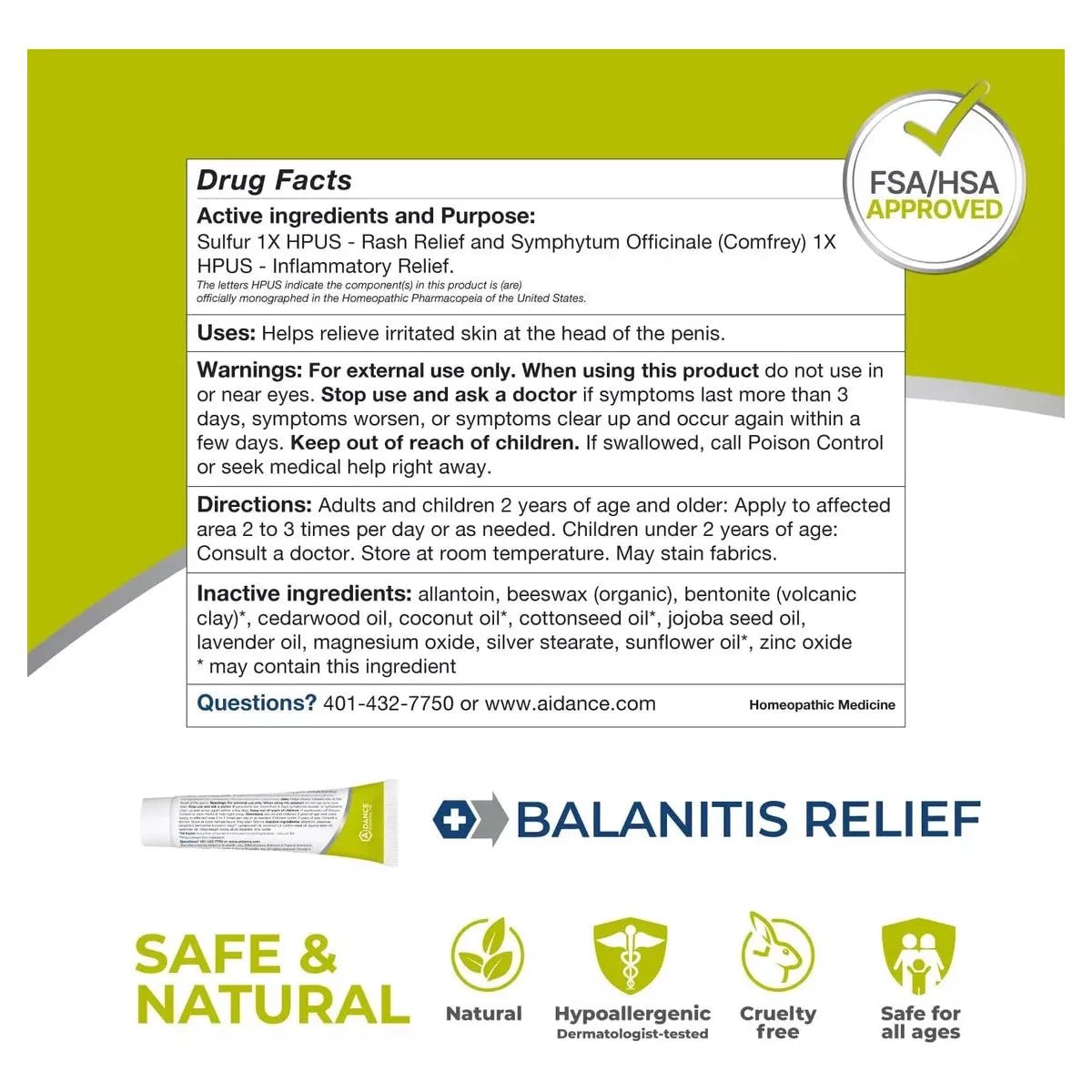 Terrasil Balanitis Relief 3x Power 14g - Hi Vitamins