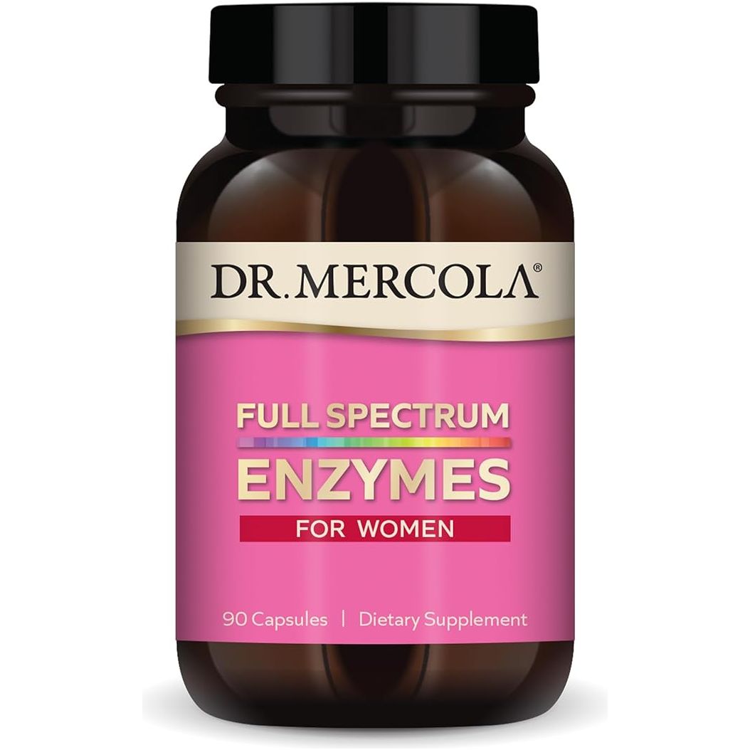 Dr. Mercola® Suplemento Dietético de Enzimas de Espectro Completo para Mujeres 90 Cápsulas - Hi Vitamins