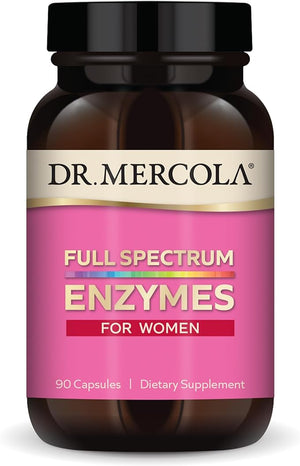 DR MERCOLA® FULL SPECTRUM ENZYMES FOR WOMEN DIETARY SUPPLEMENT 90 CAPSULES