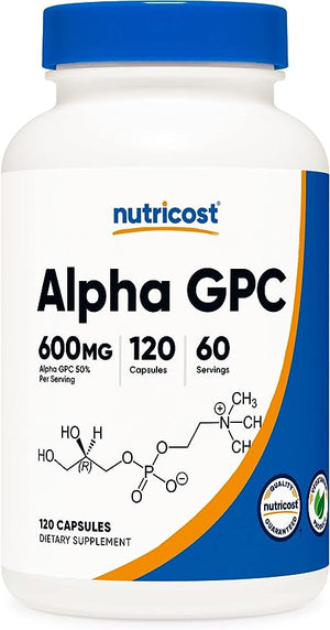 NUTRICOST® ALPHA GPC 600MG 120 CAPSULES