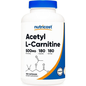 Nutricost ® Acetyl L-Carnitine 500mg 180 Capsules