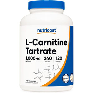 NUTRICOST L-CARNITINE TARTRATE 1000 MG 240 CÁPSULAS