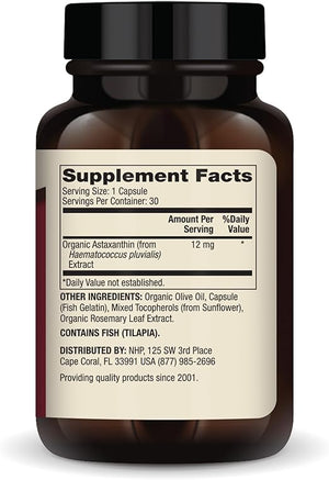 DR. MERCOLA® ASTAXANTHIN 12MG 30 CAPSULES