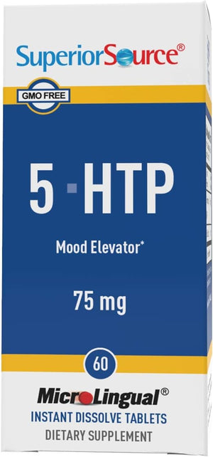 SUPERIOR SOURCE® 5-HTP MOOD ELEVATOR 75 MG 60 MICROLINGUAL TABLETS