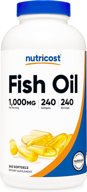 NUTRICOST® FISH OIL 1000 MG 240 SOFTGELS