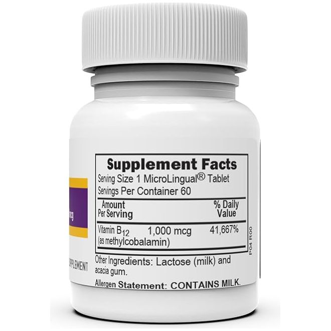 Superior Source® Methylcobalamin B-12 60 1000 Mcg Microlingual Tablets