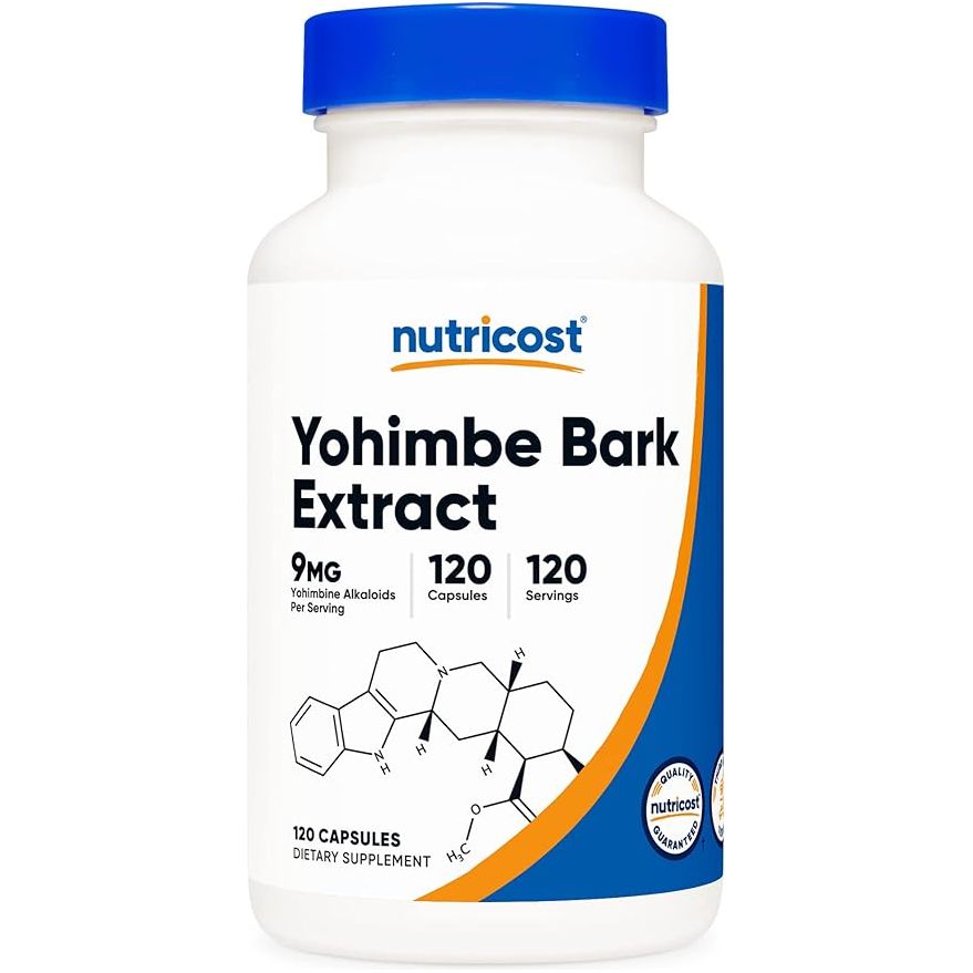Nutricost® Extracto de Corteza de Yohimbe 9 Mg 120 Cápsulas - Hi Vitamins