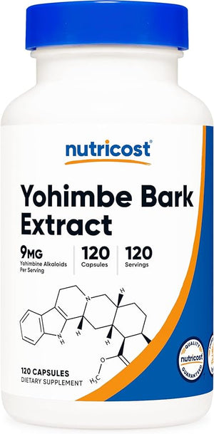 NUTRICOST® YOHIMBE BARK EXTRACT 9 MG 120 CAPSULES