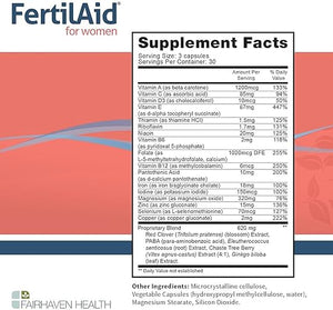 FAIRHAVEN HEALTH • FERTILAID FOR WOMEN 90 CAPSULES