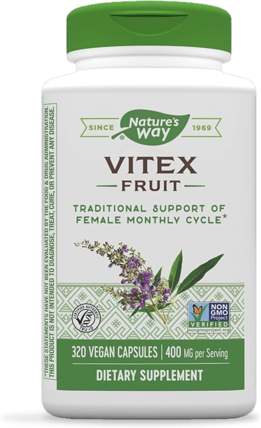 NATURES WAY VITEX FRUIT 400 MG 320 CAPSULES - Hi Vitamins
