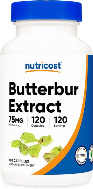 NUTRICOST® BUTTERBUR EXTRACT 75MG 120 CAPSULES