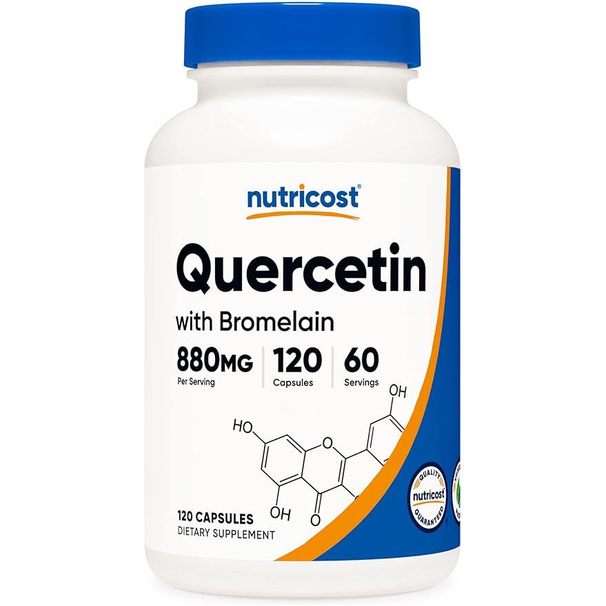 Nutricost Quercetina con Bromelina 880 Mg 120 Cápsulas - Hi Vitamins