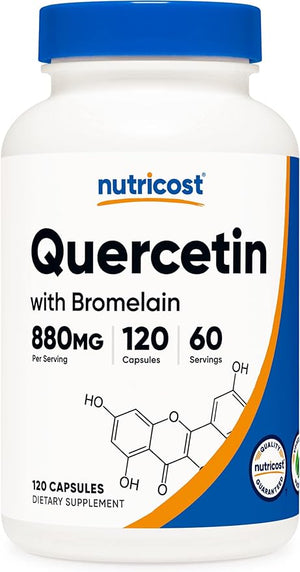 NUTRICOST QUERCETIN WITH BROMELAIN 880 MG 120 CÁPSULAS