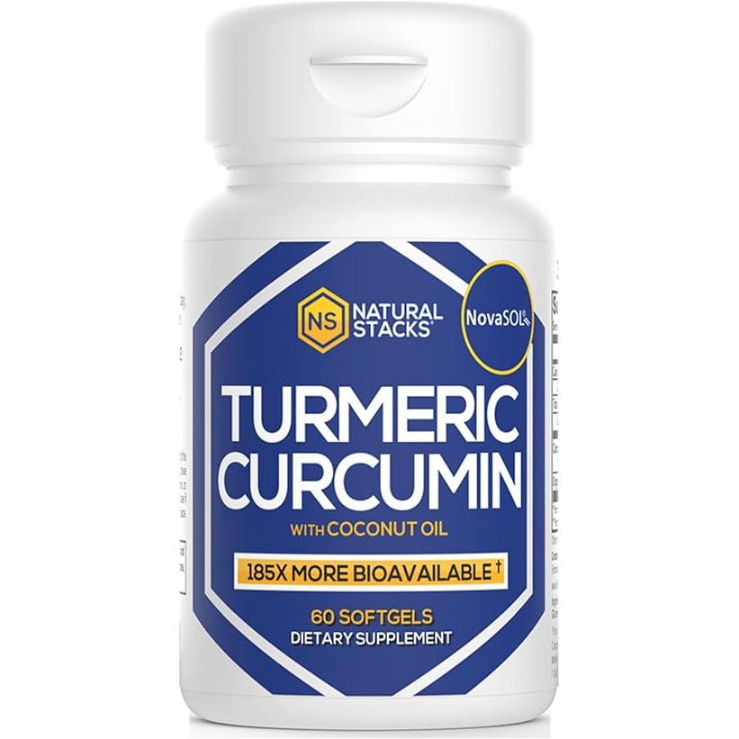 Natural Stacks® Turmeric Curcumin With Coconut Oil 60 Softgels - Hi Vitamins