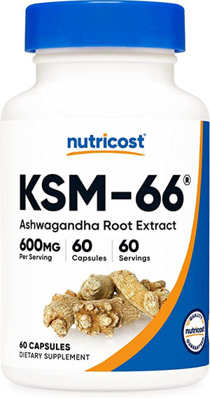 Nutricost KSM66 600 mg 60 Capsules