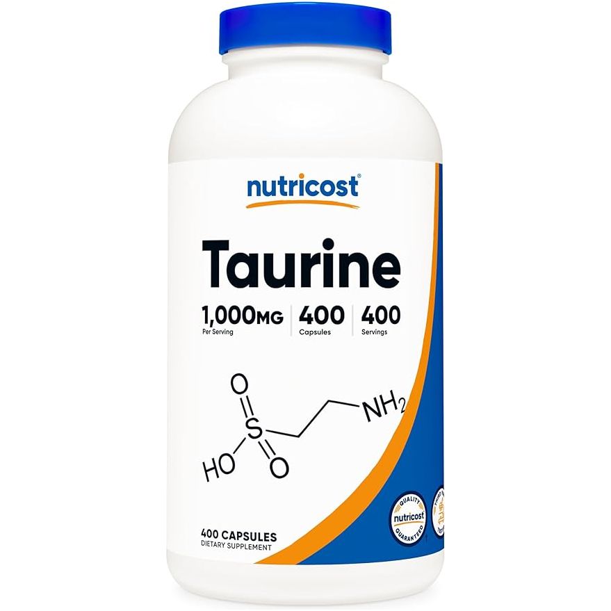 Nutricost Taurina 1000 Mg 400 Cápsulas - Hi Vitamins