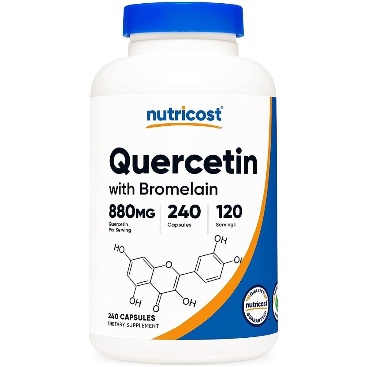 Nutricost Quercetina con Bromelina 880 Mg 240 Cápsulas - Hi Vitamins
