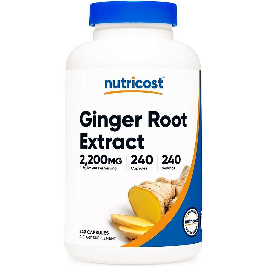 Nutricost Extracto de Raíz de Jengibre 2200 Mg 240 Cápsulas - Hi Vitamins