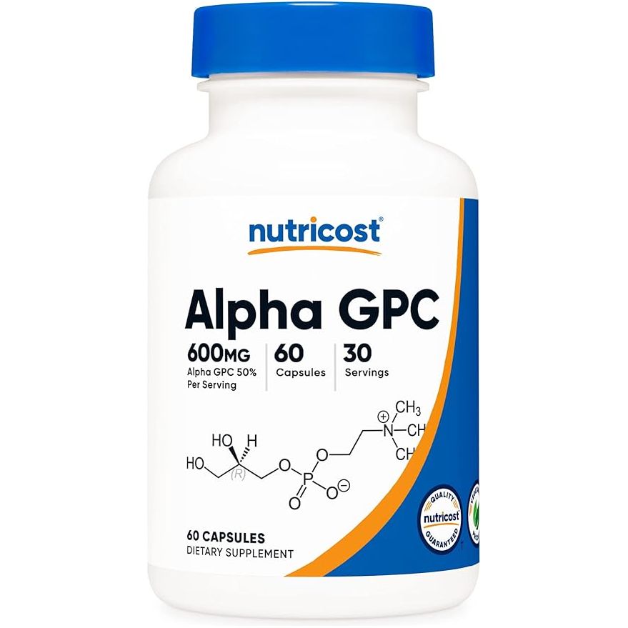 Nutricost® Alpha GPC 600 Mg 60 Cápsulas - Hi Vitamins