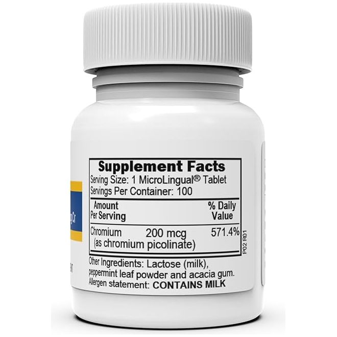 Superior Source® Picolinato de Cromo 200 Mcg 100 Microlingual Tabletas - Hi Vitamins