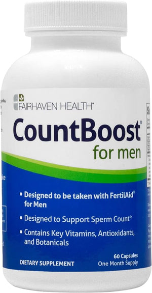 FAIRHAVEN HEALTH • COUNTBOOST FOR MEN 60 CAPSULES