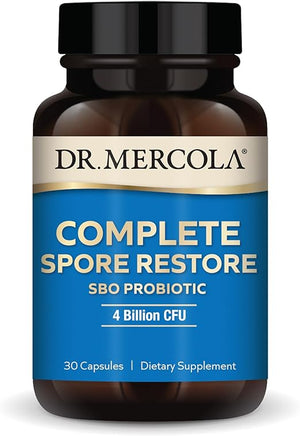 DR MERCOLA® COMPLETE SPORE RESTORE SBO PROBIOTIC 4 BILLION CFU 30 CAPSULES