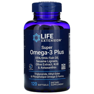 Life Extension Super Omega 3 Plus 120 Capsules