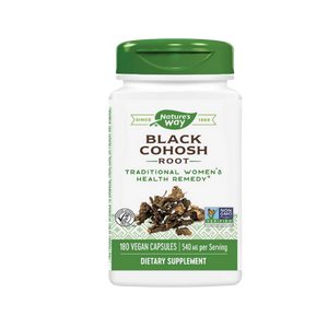 NATURE'S WAY BLACK COHOSH ROOT 540 MG 180 CAPSULES