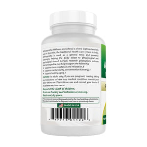 Best Naturals Ashwagandha 500 Mg 240 Capsules