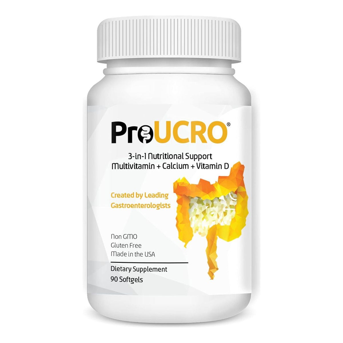 Proucro 3 - en - 1 Multivitamínico + Calcio + Vitamina D 90 Softgels - Hi Vitamins