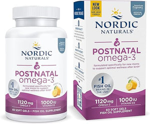 NORDIC NATURALS POSTNATAL OMEGA 3 60 SOFTGELS