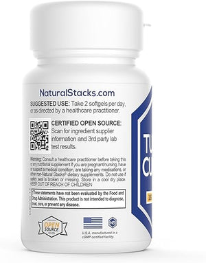 NATURAL STACKS® TURMERIC CURCUMIN WITH COCONUT OIL 60 SOFTGELS