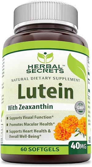 HERBAL SECRETS® LUTEIN 40MG 60 SOFTGELS