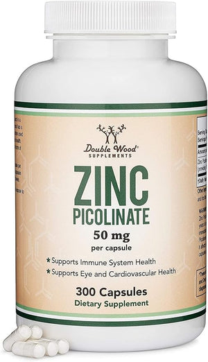 DOUBLE WOOD ZINC PICOLINATE 50 MG 300 CAPSULES