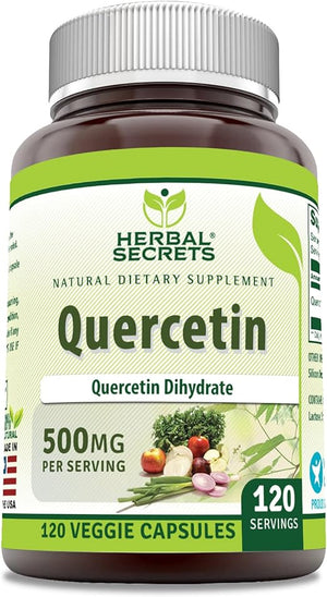 HERBAL SECRETS® QUERCETIN 500MG 120 CAPSULES