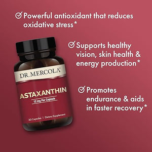 DR. MERCOLA® ASTAXANTHIN 12MG 30 CAPSULES