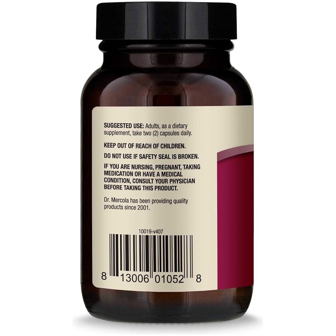 Dr Mercola® D-Mannose And Cranberry Extract 60 Capsules