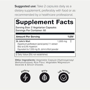 TONIIQ • ST. JOHNS WORT 7000 MG 120 CAPSULES