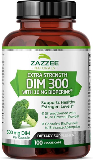 ZAZZEE NATURALS • EXTRA STRENGHT DIM 300 MG 100 CAPSULES