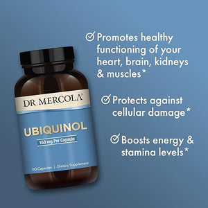 DR MERCOLA® UBIQUINOL 150 MG 90 CAPSULES