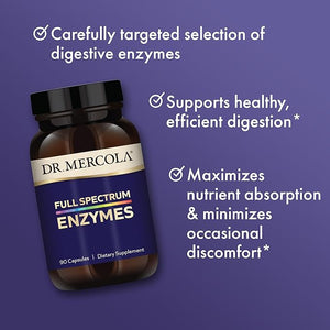 DR MERCOLA® FULL SPECTRUM ENZYMES 90 CAPSULES