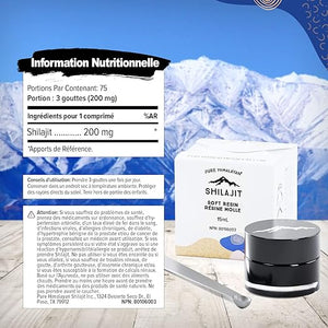 PURE HIMALAYAN SHILAJIT SOFT RESIN 1.68FL OZ 50ML